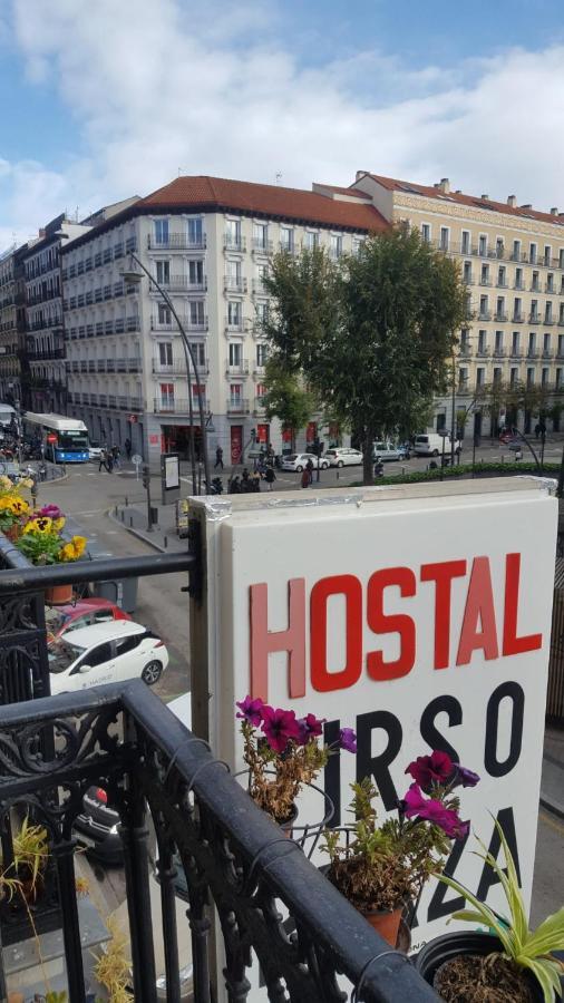 Hostal Tirso Plaza Madrid Exteriör bild
